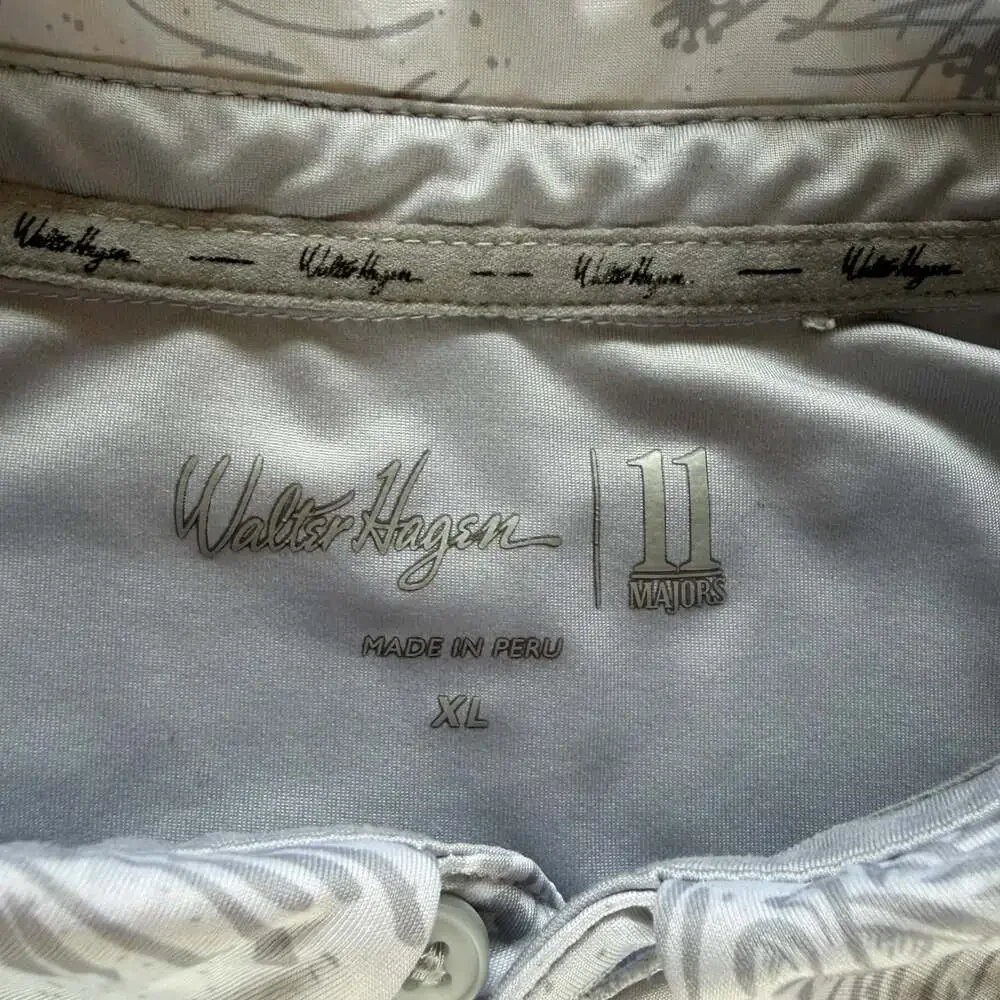 Walter Hagen 11 Majors Golf Polo Mens XL White